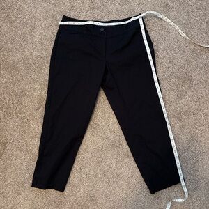 Loft outlet city crop black pant